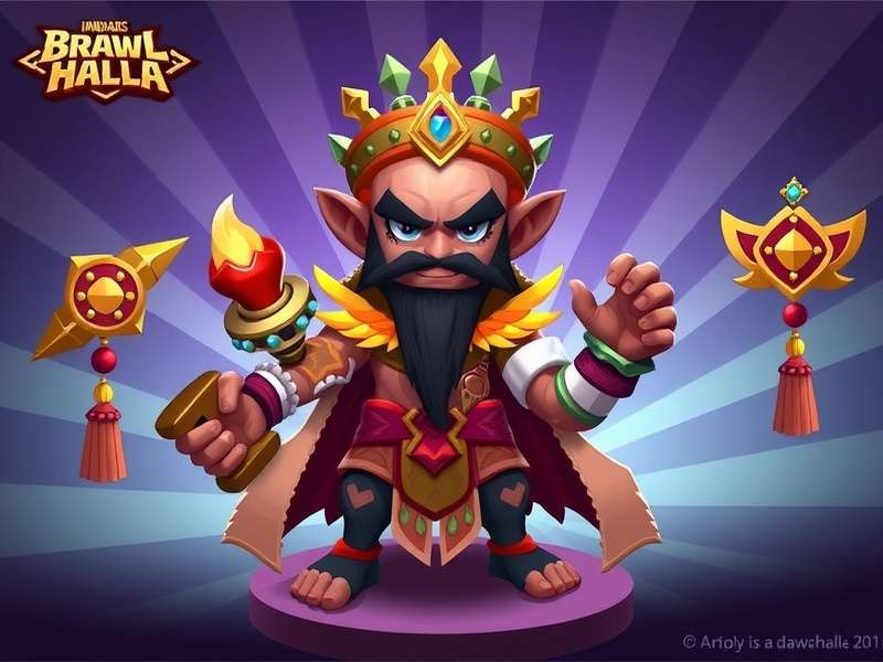 Brawlhalla DLC Characters Showcase featuring Rayman, Hellboy, and other crossover legends