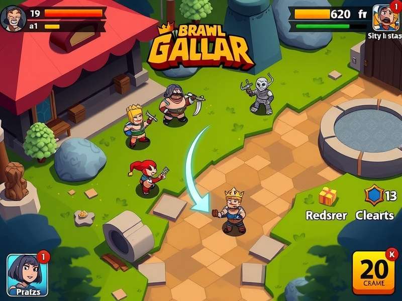 Brawlhalla gameplay on a MacBook Pro