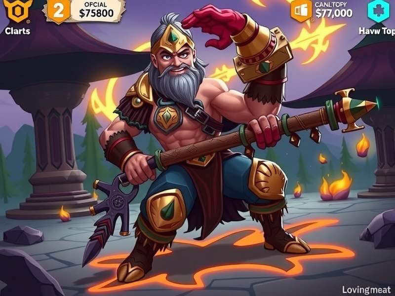 Brawlhalla November 2025 exclusive seasonal skin preview featuring a new legend