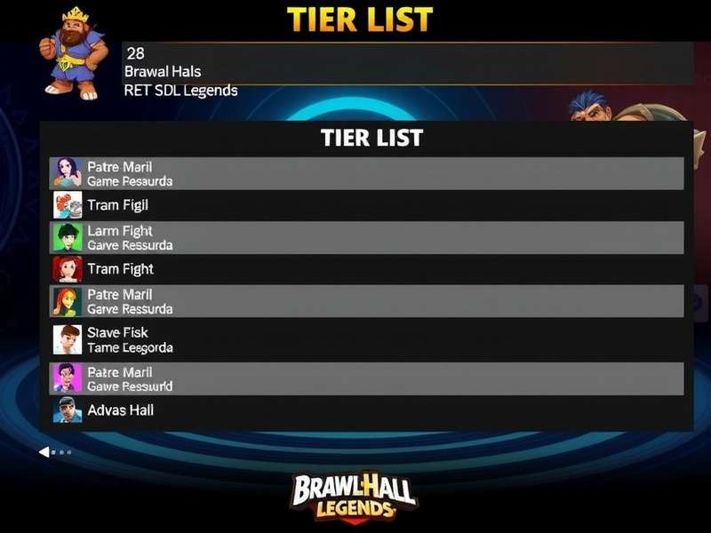 Brawlhalla Legends Competitive Tier List 2024 Ranking