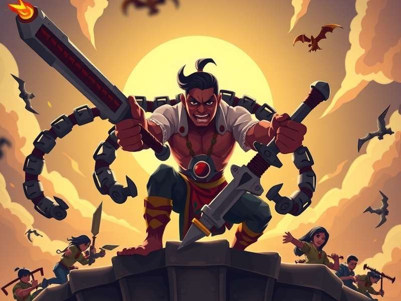 Brawlhalla Attack on Titan Crossover Art featuring Eren Yeager and Levi Ackerman