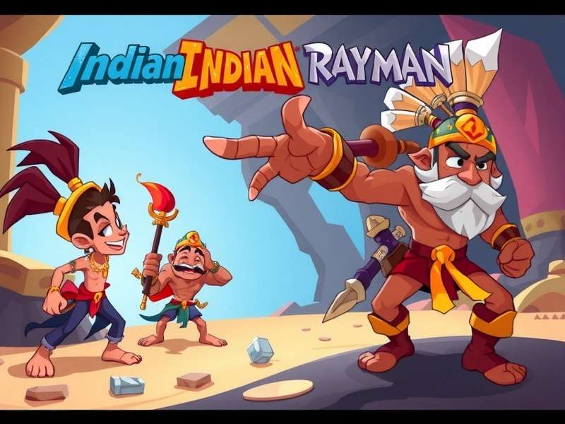 Rayman Brawlhalla gameplay illustration showing character moves and combos