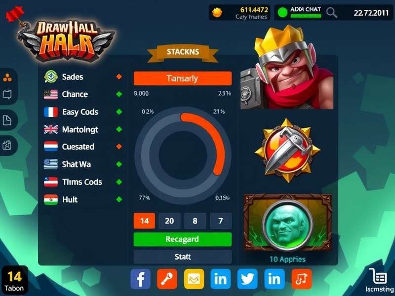 Brawlhalla competitive match statistics dashboard showing graphs and legend performance