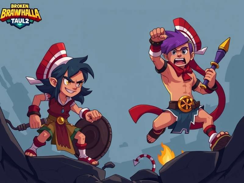 Mako Brawlhalla character artwork with great sword and katars