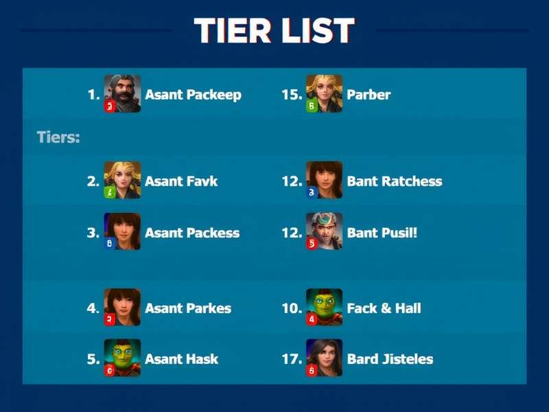 Brawlhalla 2025 Tier List Visualization showing S-tier legends