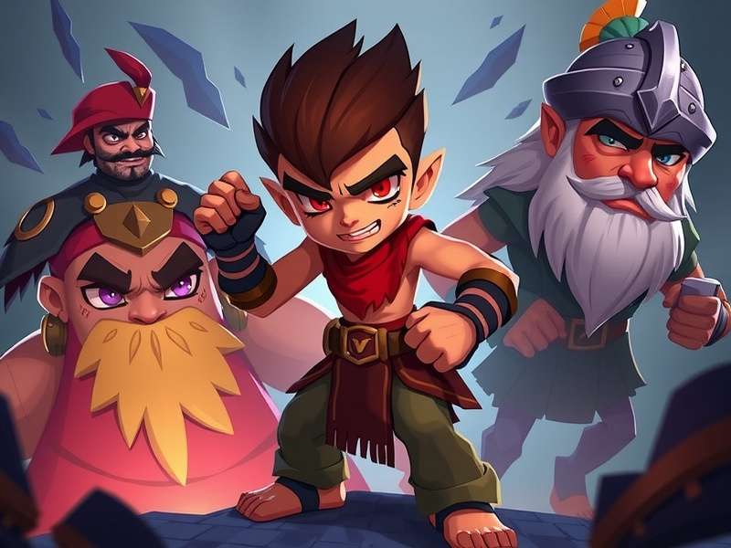 Infographic showing Brawlhalla character usage rates in tournament play