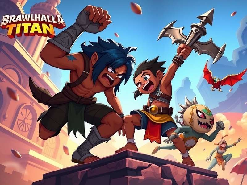 Eren Yeager Legend in Brawlhalla with Attack Titan form