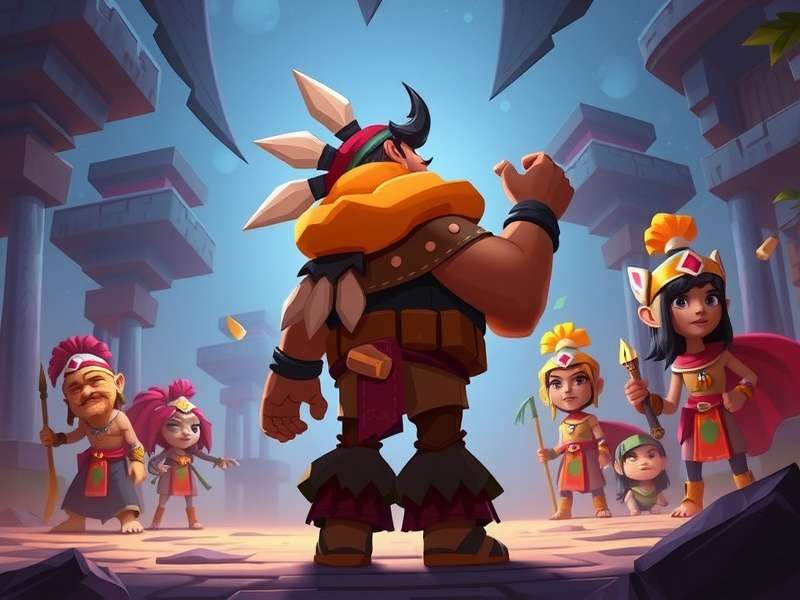 Brawlhalla Valhalla Tournament Arena with legendary characters