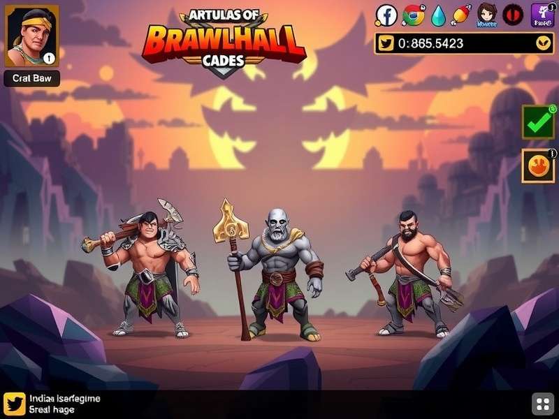 Screenshot of Brawlhalla redeem code menu on PC and console