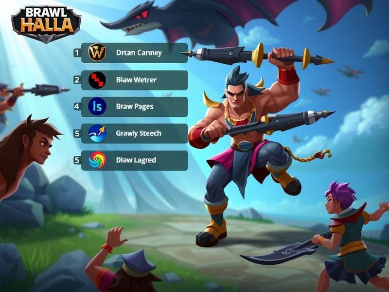 Brawlhalla 2025 Tier List Visualization showing legend rankings