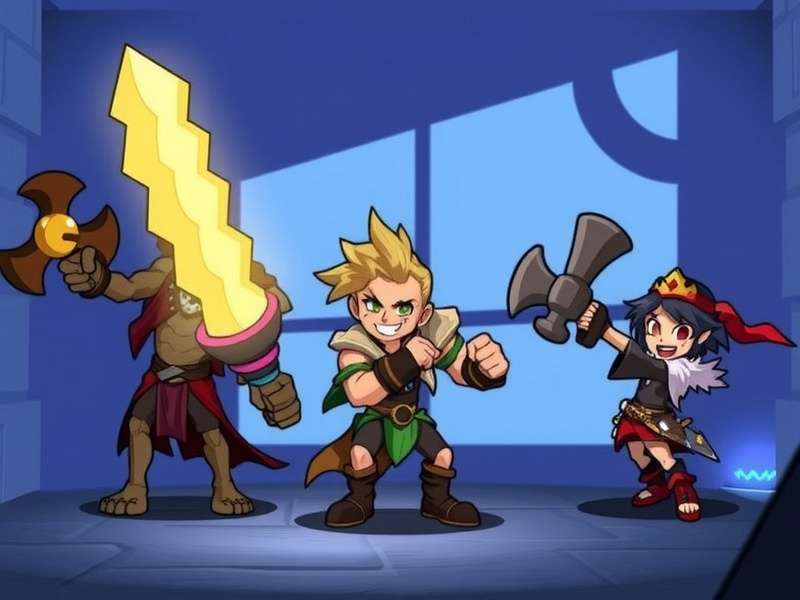 The Second Brawlhalla Character in action