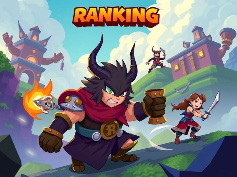 Brawlhalla competitive ranking screen with tier list visualization