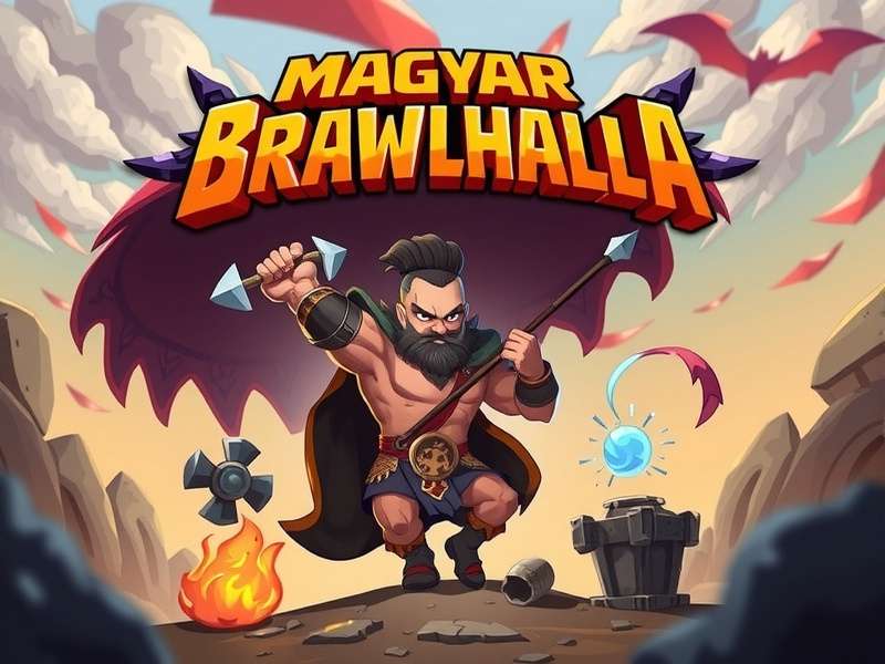 Hungarian Brawlhalla players competing at a local esports event in Budapest