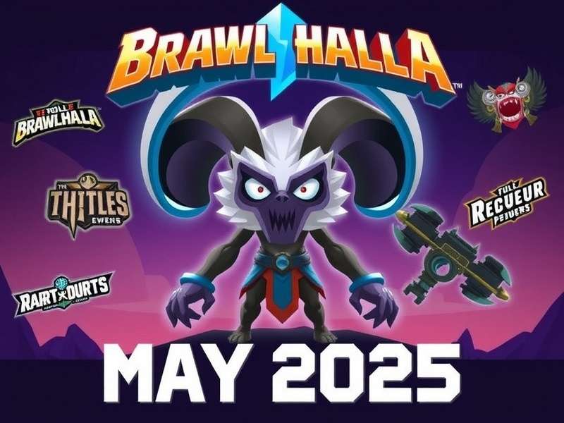 Brawlhalla May 2025 Redeem Codes showcase with characters and loot