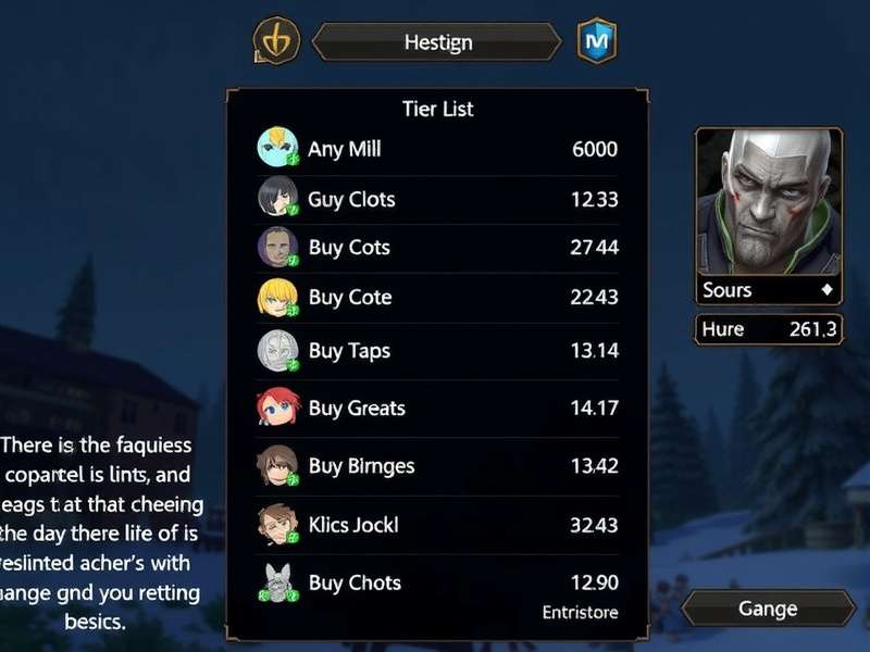 Brawlhalla Tier List 2025 visual ranking chart showing legends in S, A, B, C tiers