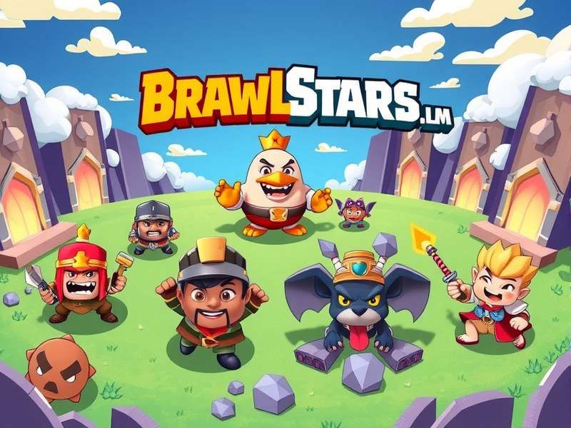 Competitive Brawlhalla tournament scene with players focused on screens