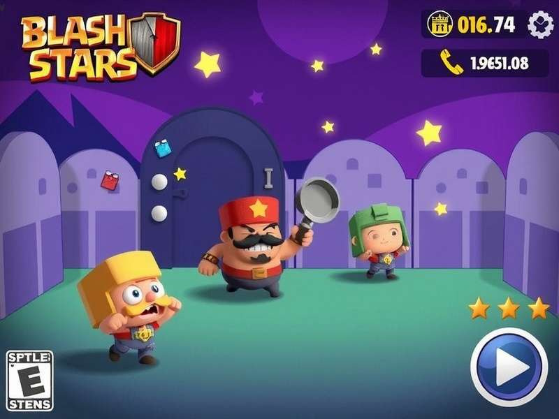 Brawl Stars game characters in dynamic action poses