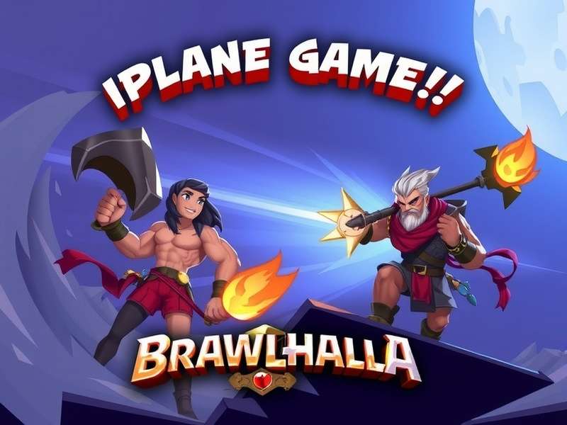 Brawlhalla PC intense gameplay screenshot showing characters battling
