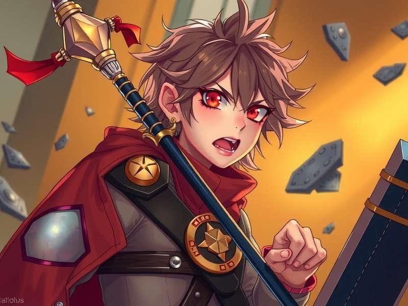 Brollan in action in Brawlhalla, showcasing his signature weapons and armor