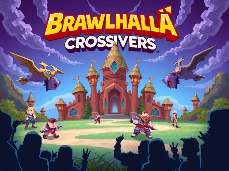 Collage of Brawlhalla Crossover Characters including Rayman, WWE, and Adventure Time