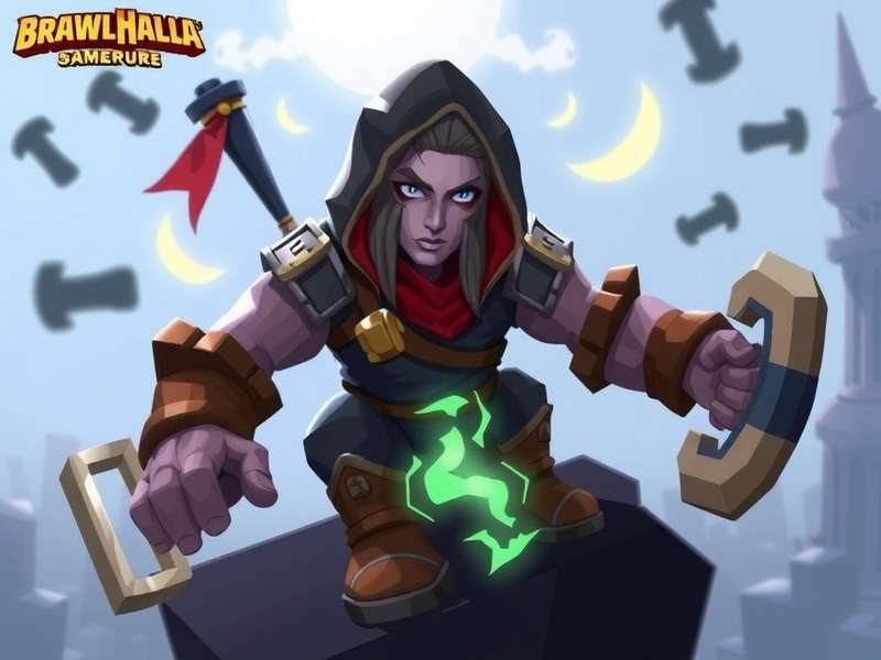 Brawlhalla 2025 Player Statistics Dashboard showing active users and growth trends