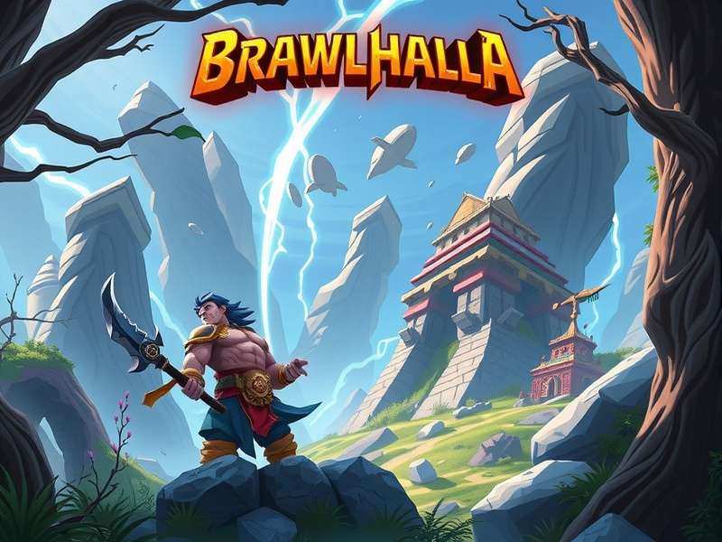 Brawlhalla Widescreen G95nc gameplay setup with ultra-wide monitor
