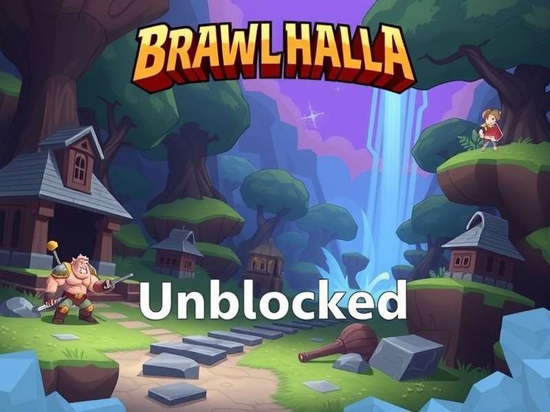 Brawlhalla Unblocked — Epic platform fighter with 50+ legends, crossovers, and infinite combat modes