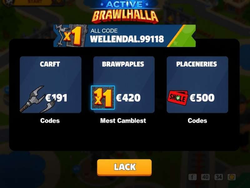 Active Brawlhalla Codes 2025 – exclusive rewards redeem guide for Indian players