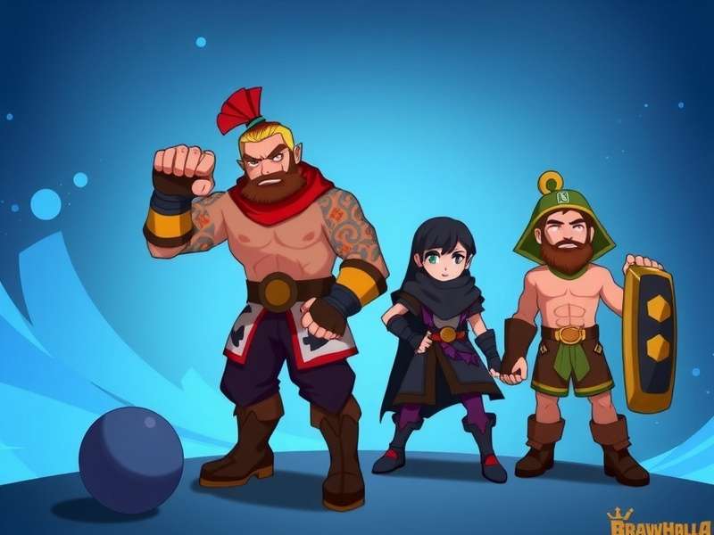 Brawlhalla characters gender breakdown collage showing male, female and non-binary Legends