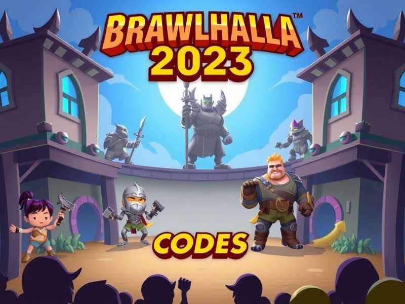 Brawlhalla game action with legendary characters in a fierce battle arena