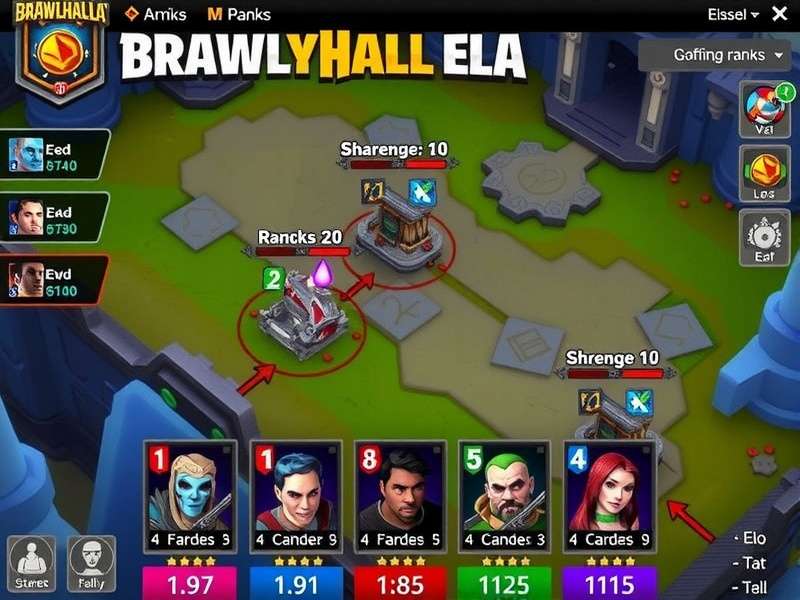Brawlhalla Elo Ranks banner showing Indian players on the ranked ladder with exclusive data visualisation