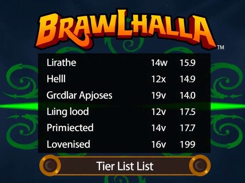 Brawlhalla Tier List Crossover 2025 — India Edition with exclusive pro insights