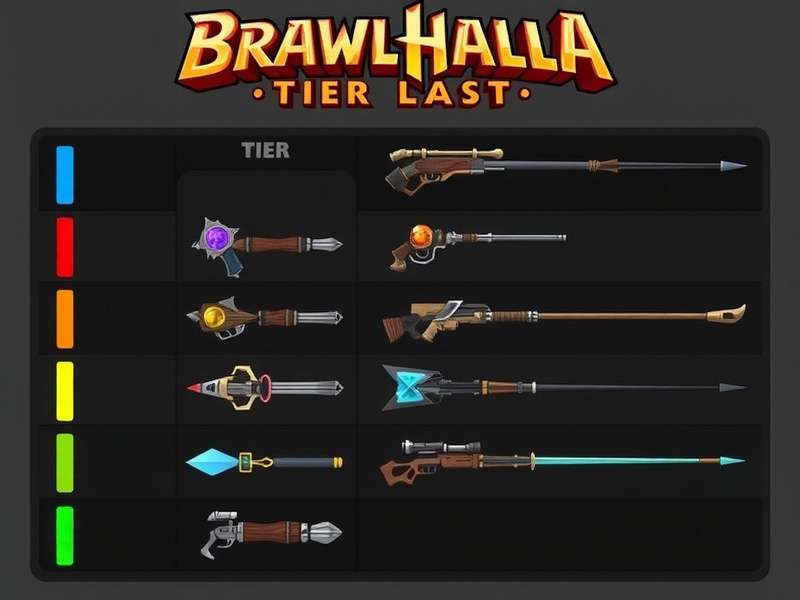 Brawlhalla Weapons Tier List 2025 — Complete Meta Ranking with S, A, B, C, D tiers
