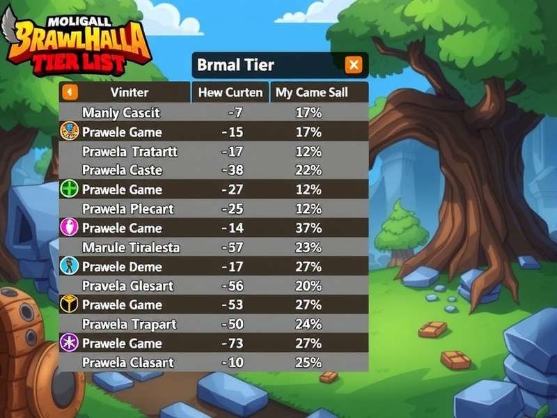 Official Brawlhalla Tier List 2025 — complete ranking of all Legends